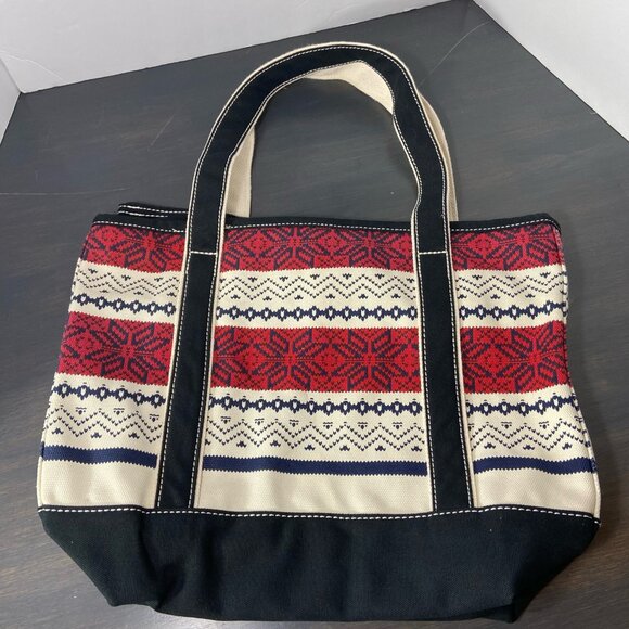 Lands’ End Canvas Tote Bag – Zip Top - Like new - Picture 4 of 12